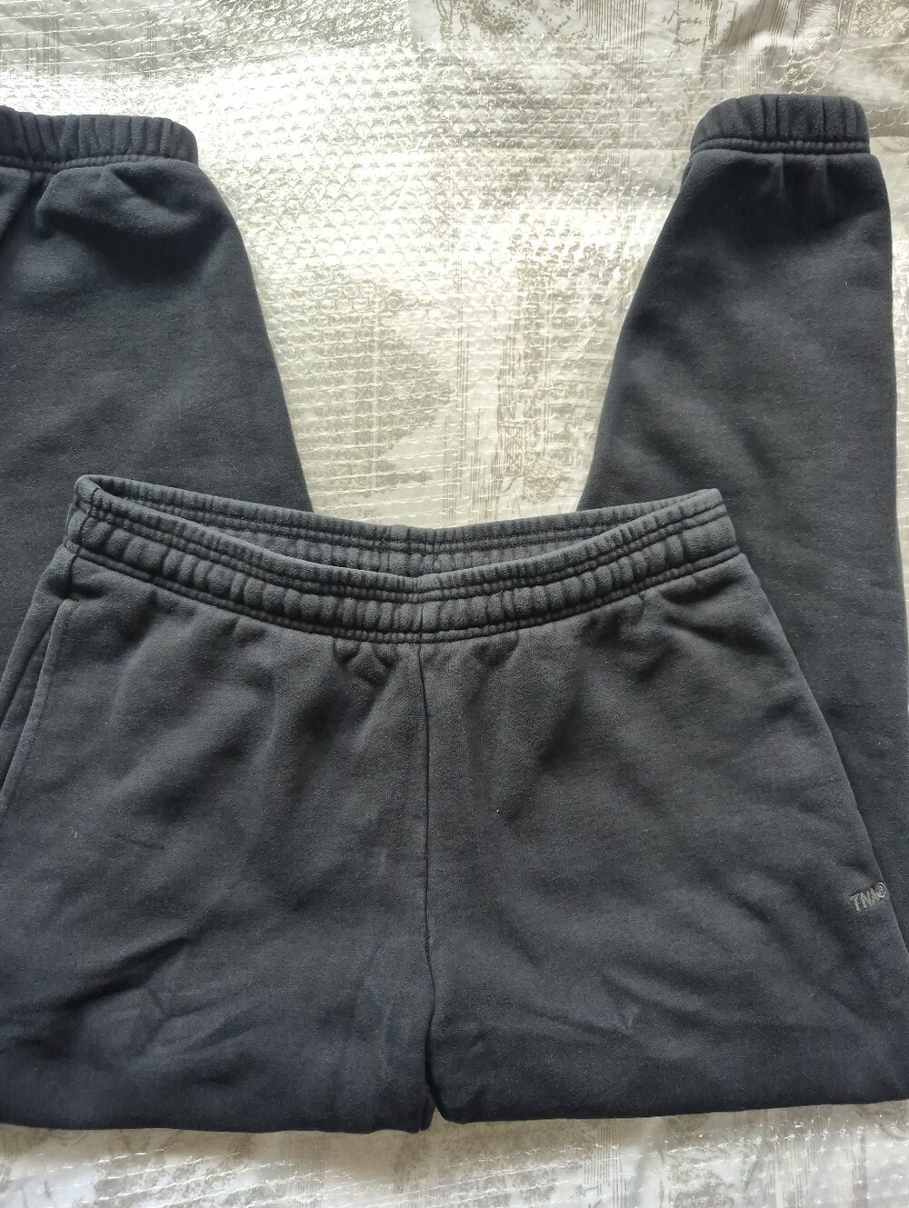 TNA Boyfriend Fit Black Cozy Sweatpants